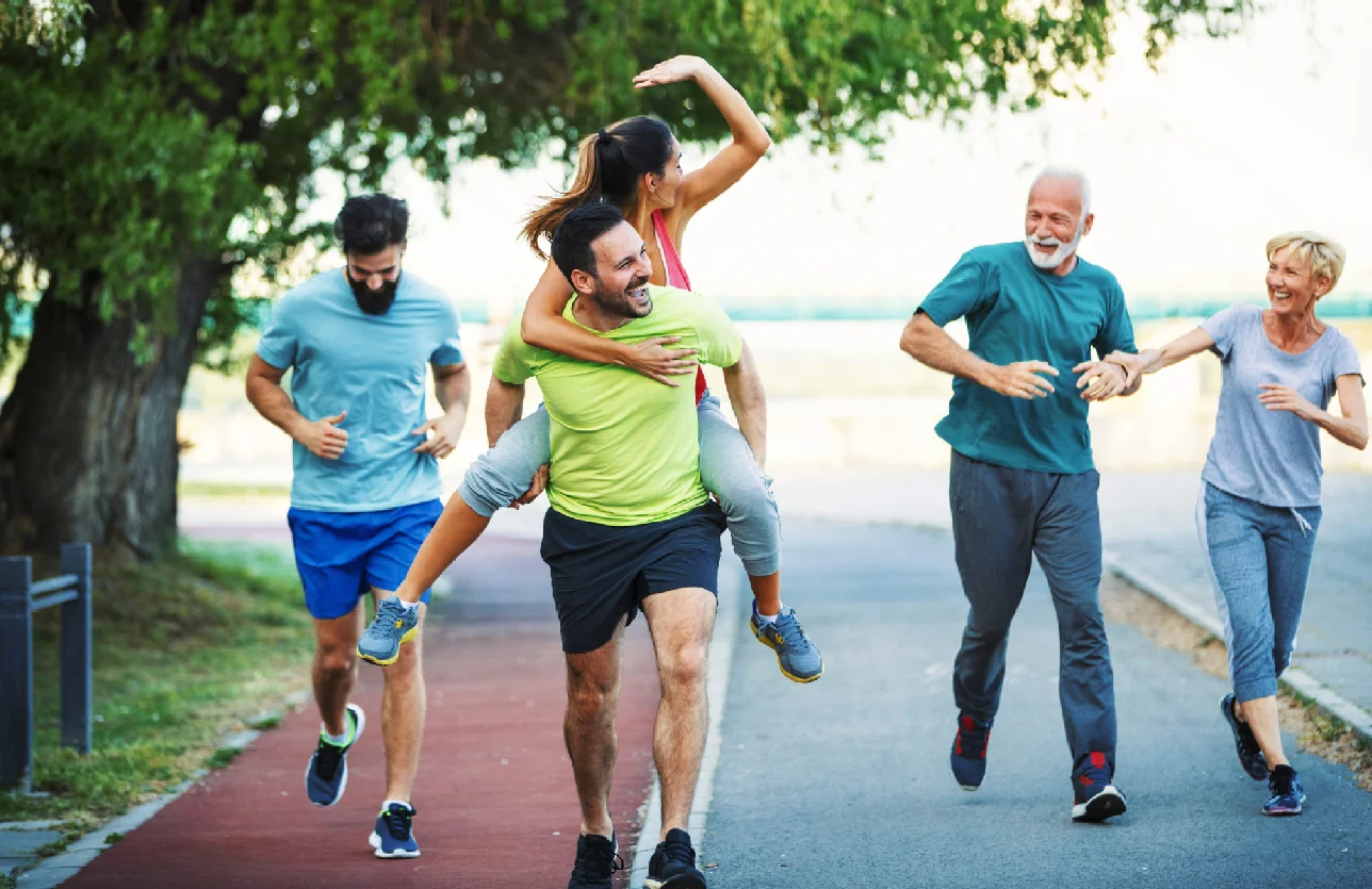 People in a better mood after a morning run