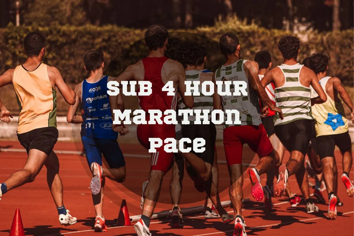 Sub 4 Hour Marathon Training Plan And Pace Tips Pace Passion