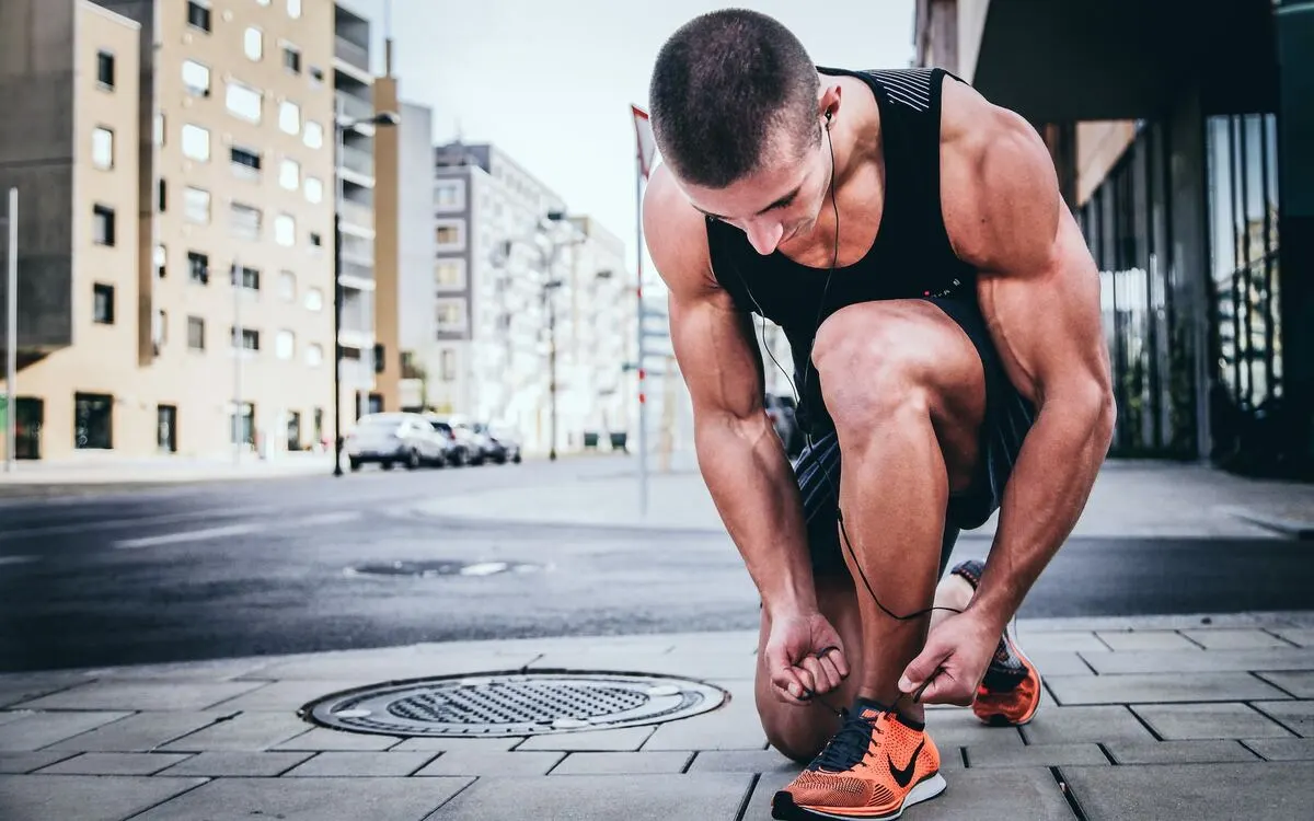 Man get ready to training run for increased mileage before the race