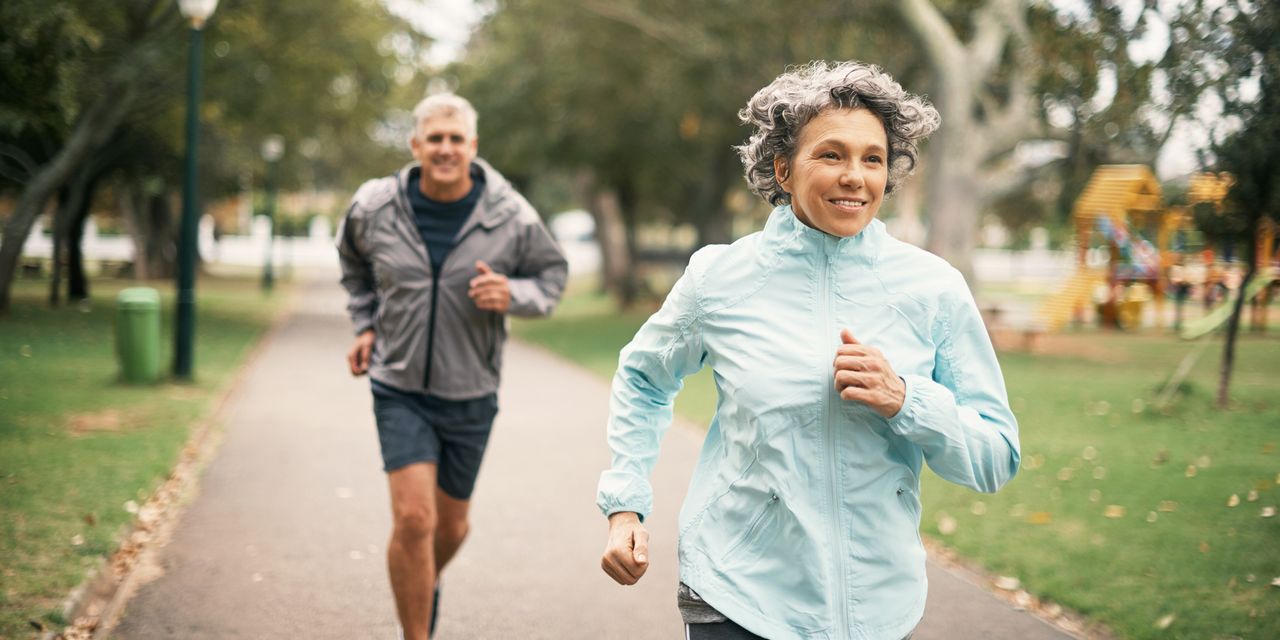 Running can be a great way for older people to stay active and healthy