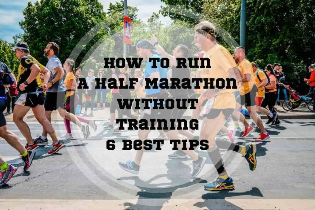 People of different training levels run a half marathon