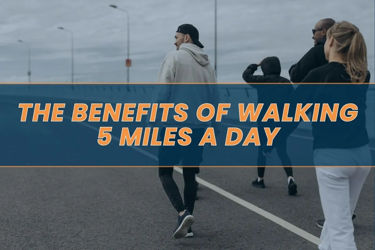 People walking 5 miles a day