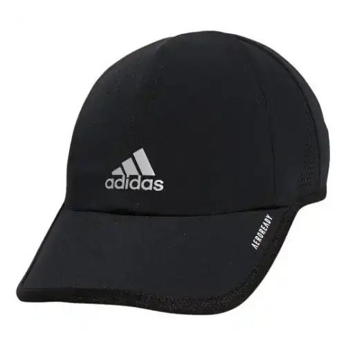 Adidas Women's Superlite 2 Relaxed Fit Performance Hat, Black/White, One Size