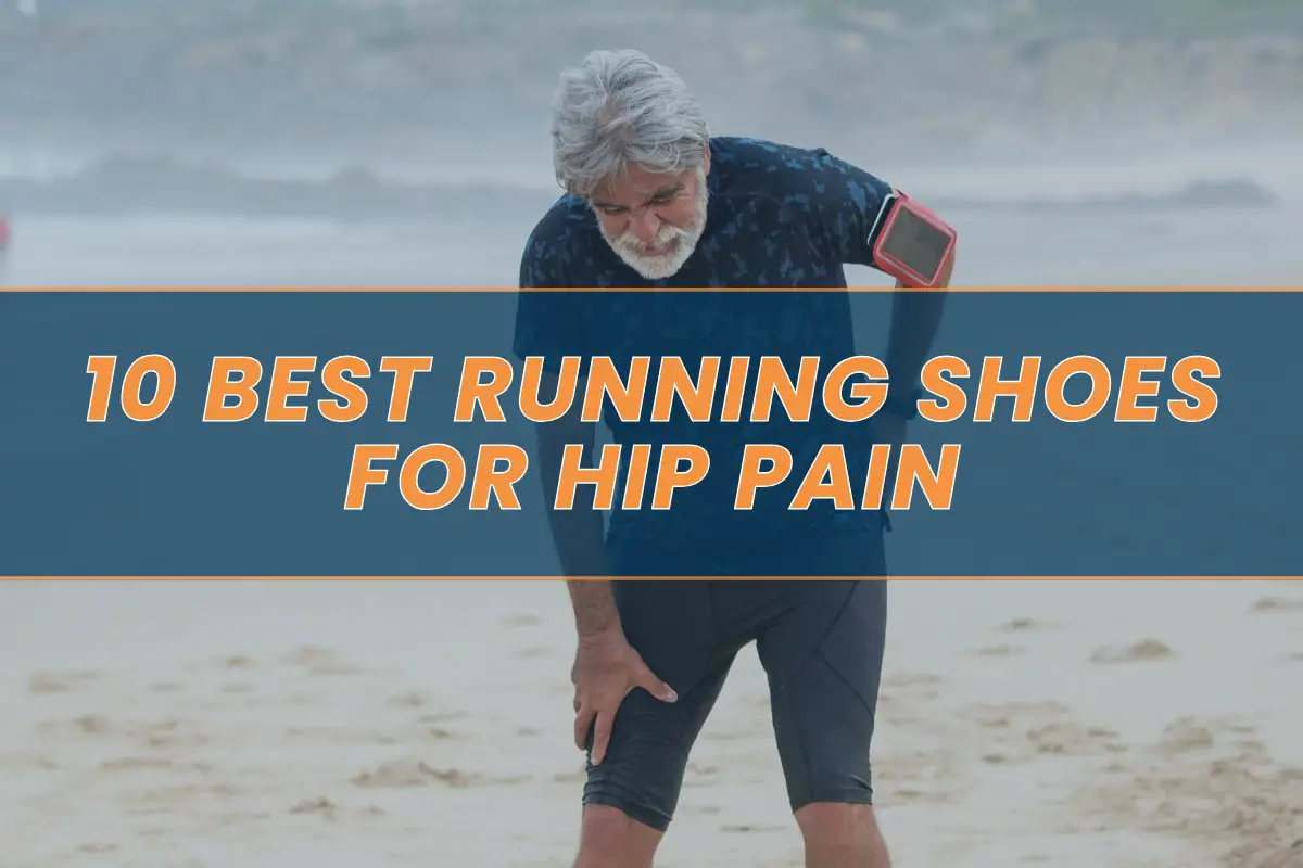 A man is experiencing hip pain after running.