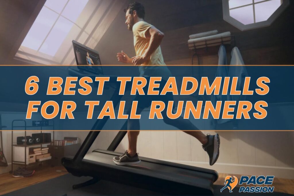 Tall runner enjoy run on pro treadmill