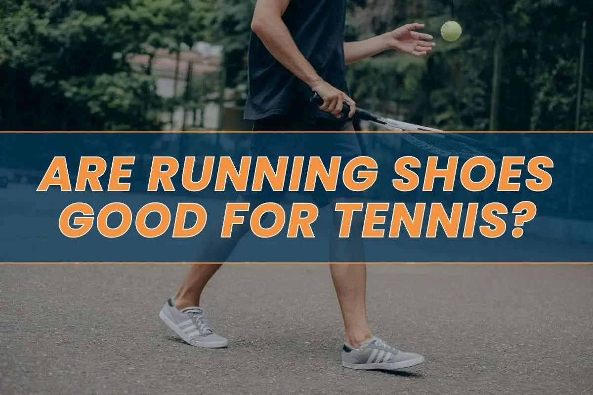 Man in sport shoes enjoying playing tennis