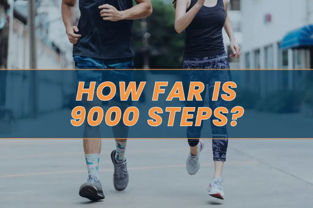 People running to reach a distance of 9000 steps